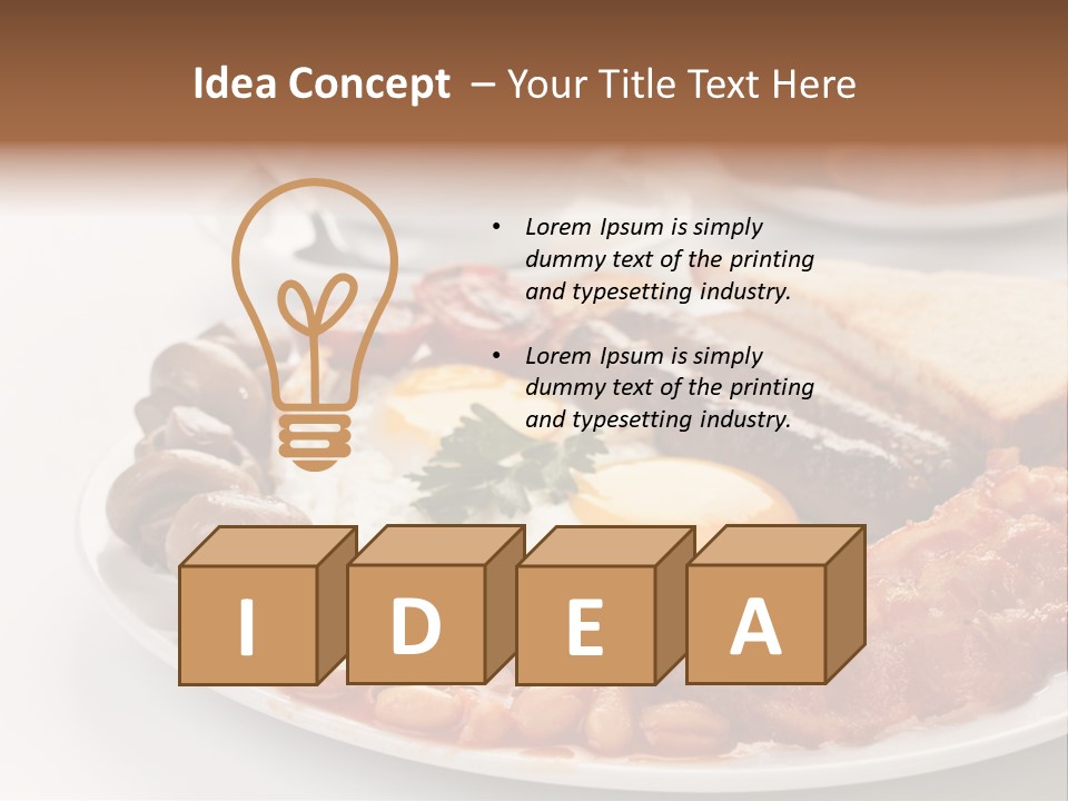 Protein Sunnysideup Two PowerPoint Template