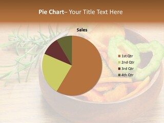 Dried Foods Carrot Lotus Root PowerPoint Template