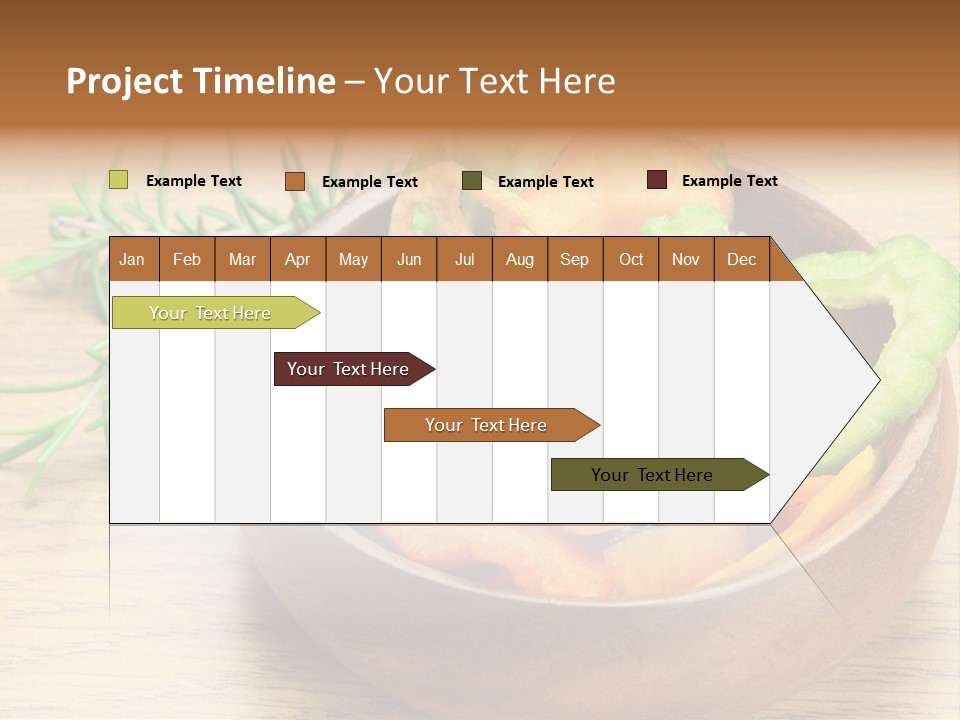 Dried Foods Carrot Lotus Root PowerPoint Template