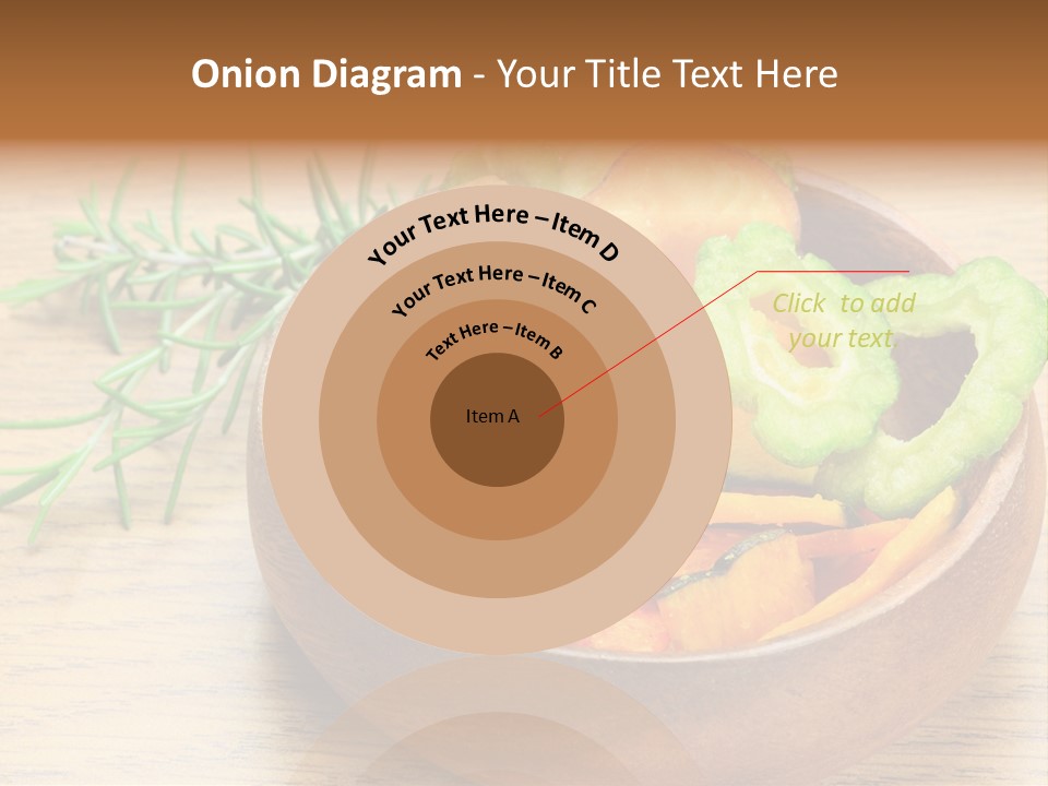 Dried Foods Carrot Lotus Root PowerPoint Template