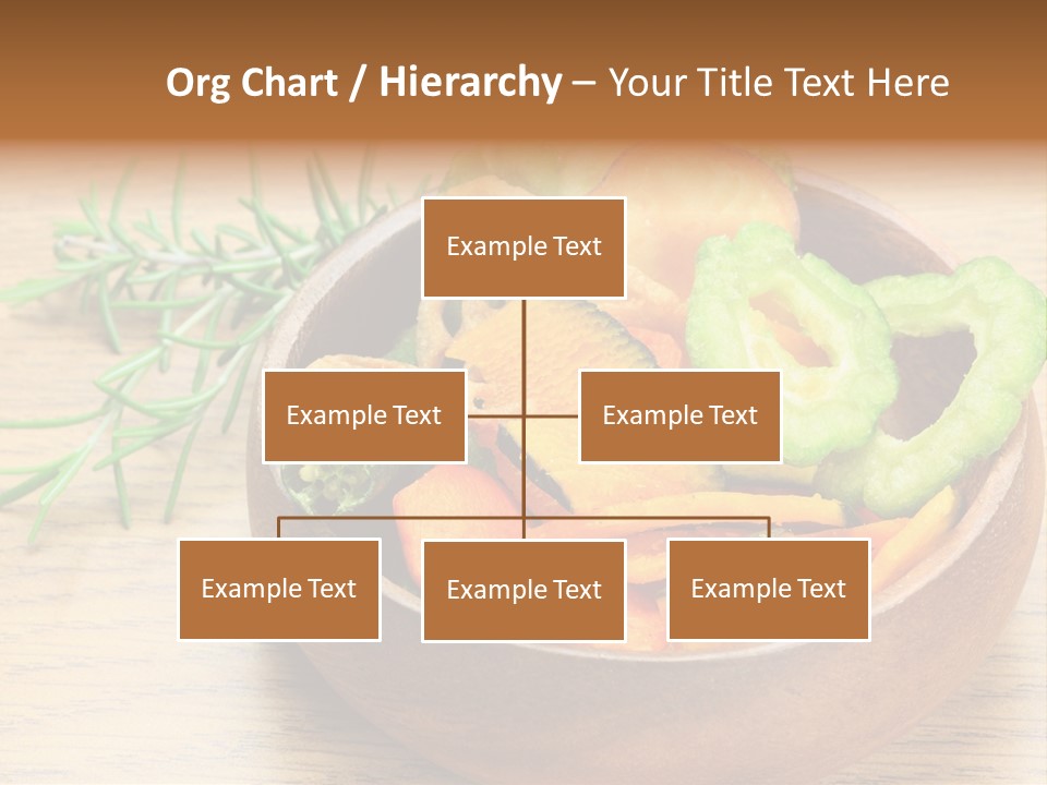 Dried Foods Carrot Lotus Root PowerPoint Template