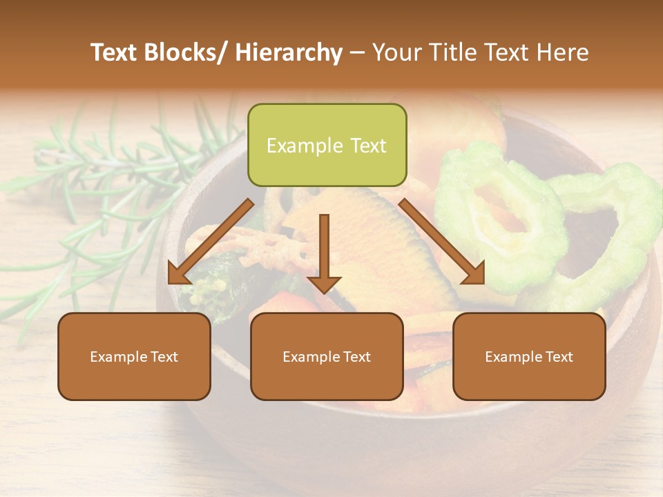 Dried Foods Carrot Lotus Root PowerPoint Template