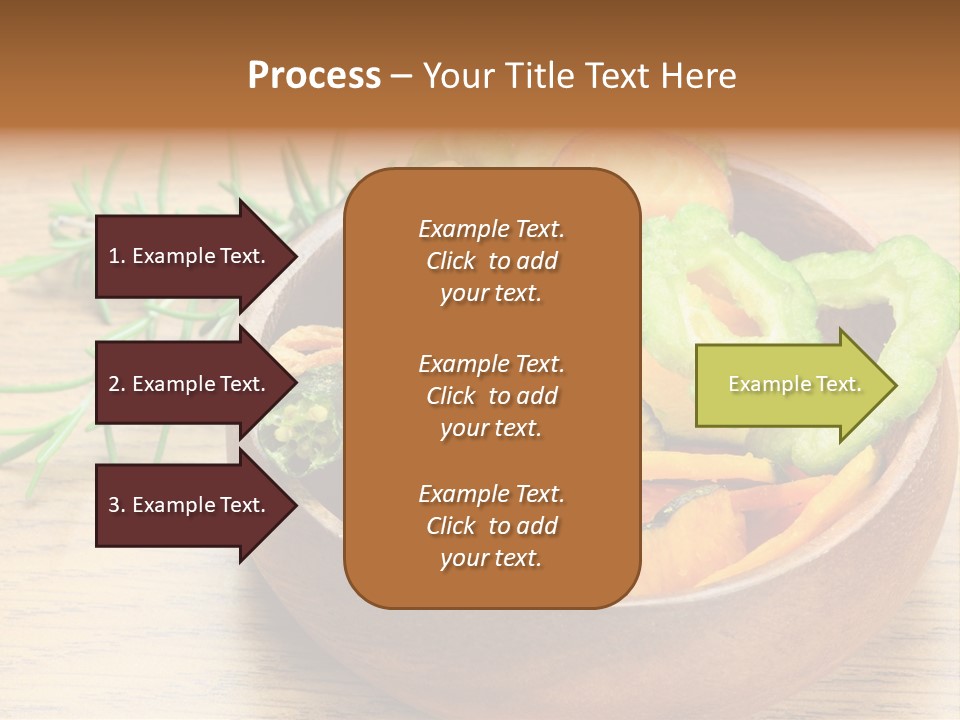 Dried Foods Carrot Lotus Root PowerPoint Template