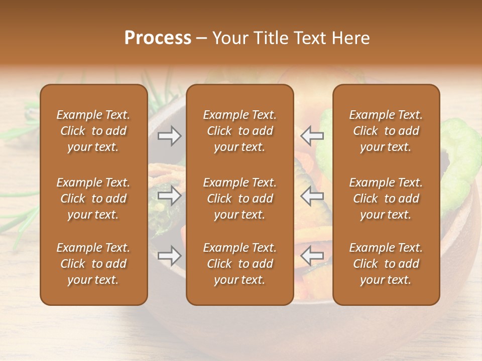 Dried Foods Carrot Lotus Root PowerPoint Template