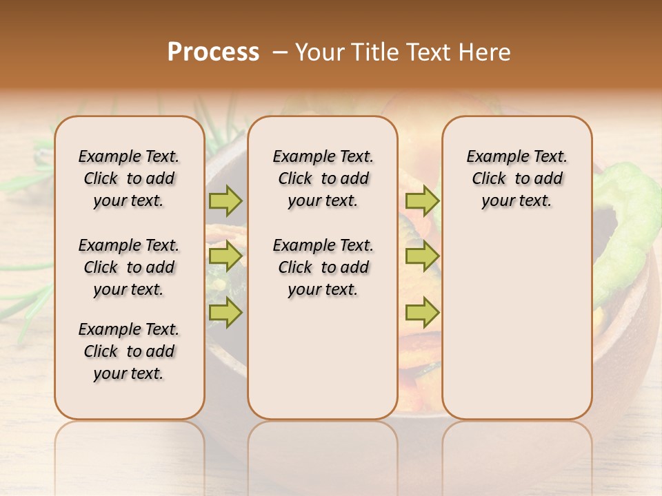 Dried Foods Carrot Lotus Root PowerPoint Template