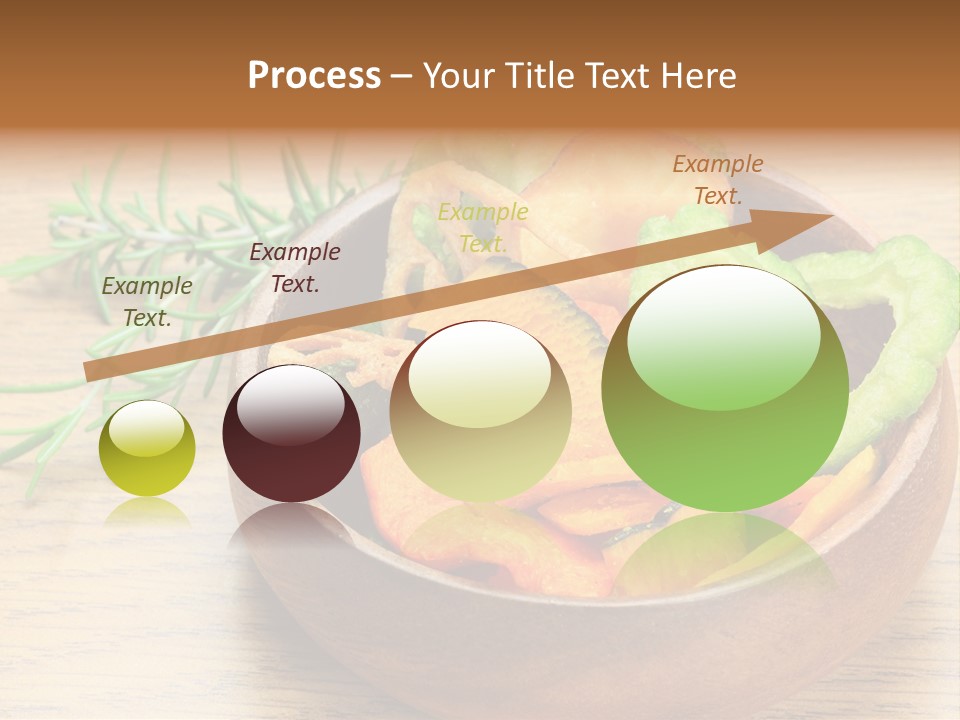 Dried Foods Carrot Lotus Root PowerPoint Template