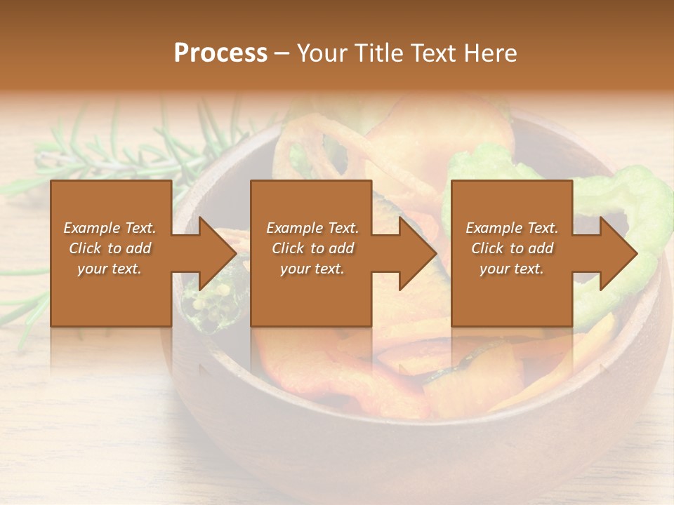 Dried Foods Carrot Lotus Root PowerPoint Template