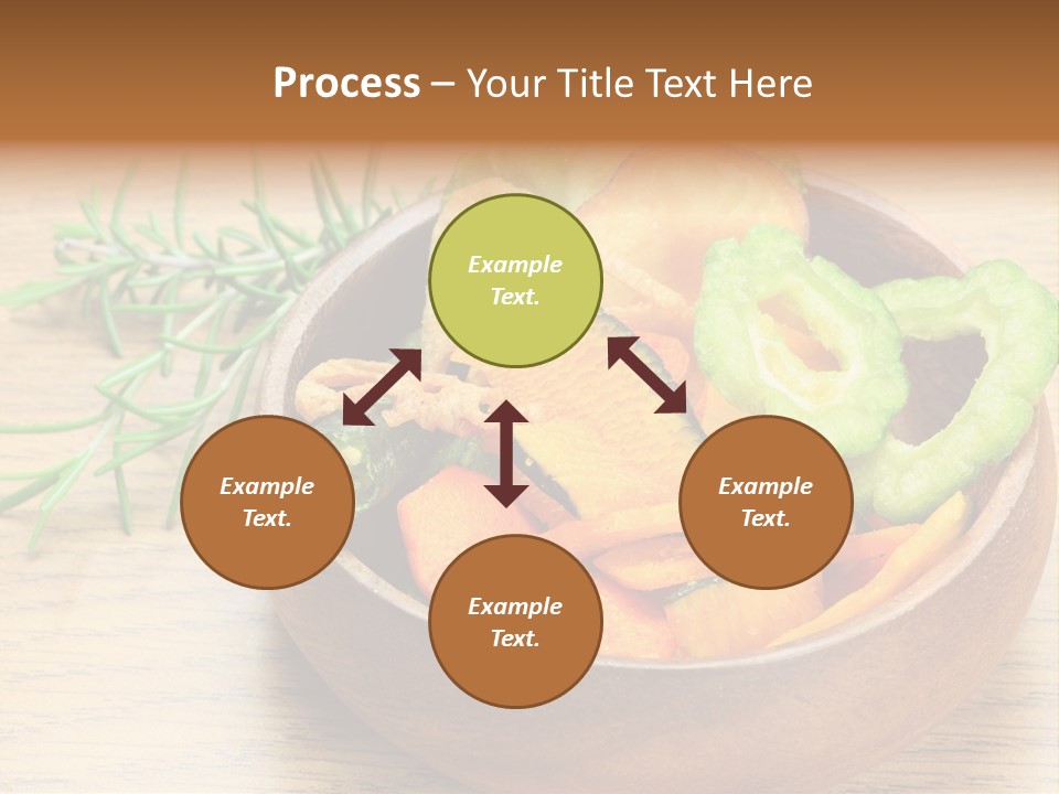 Dried Foods Carrot Lotus Root PowerPoint Template