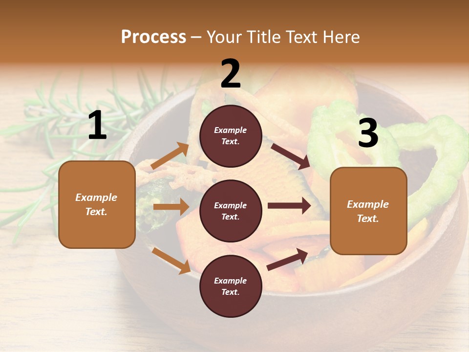Dried Foods Carrot Lotus Root PowerPoint Template