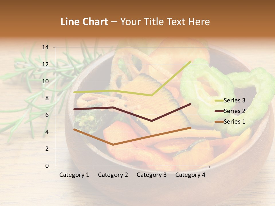 Dried Foods Carrot Lotus Root PowerPoint Template