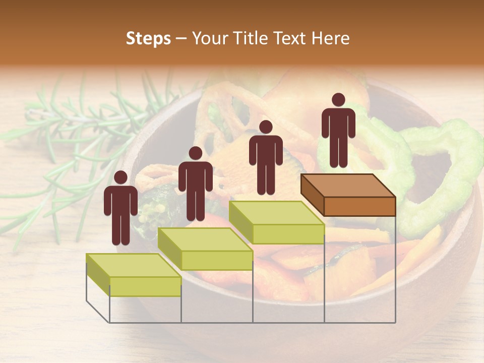 Dried Foods Carrot Lotus Root PowerPoint Template