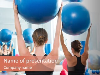 Concentration Sports Bodybuilding PowerPoint Template