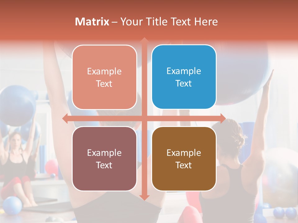 Concentration Sports Bodybuilding PowerPoint Template