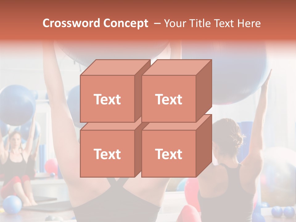 Concentration Sports Bodybuilding PowerPoint Template