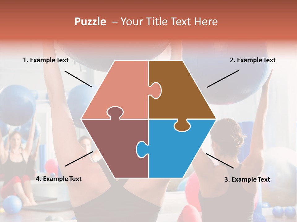 Concentration Sports Bodybuilding PowerPoint Template