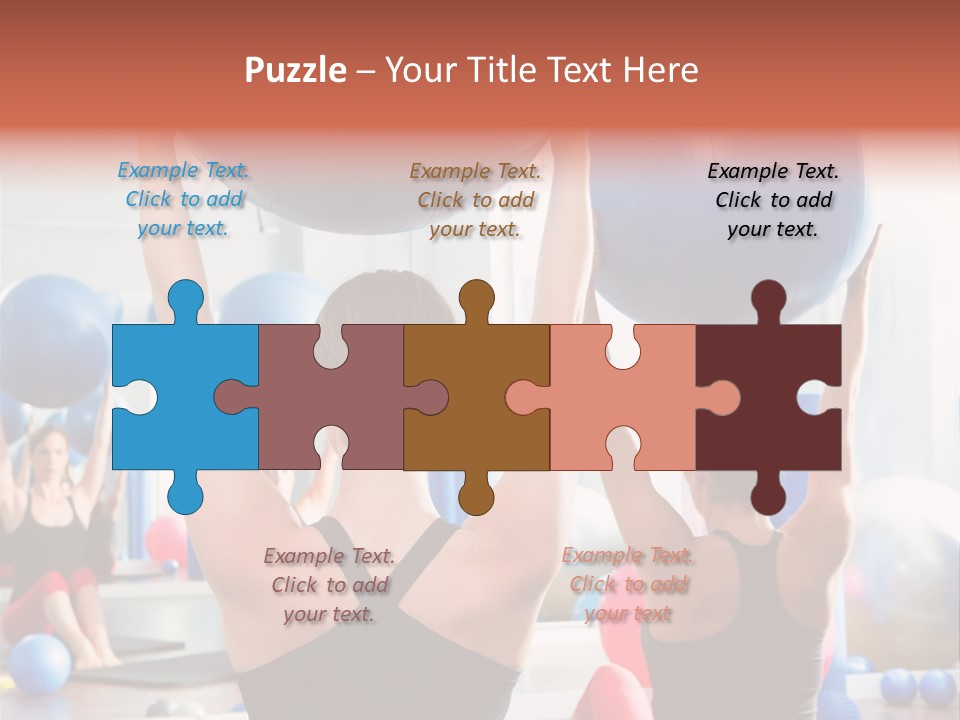 Concentration Sports Bodybuilding PowerPoint Template