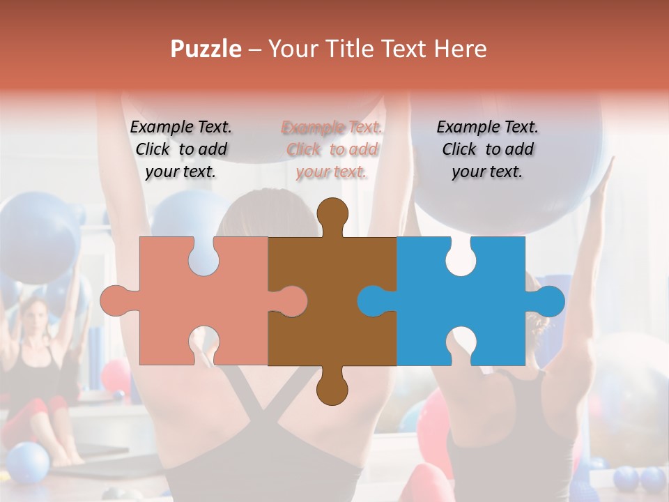 Concentration Sports Bodybuilding PowerPoint Template