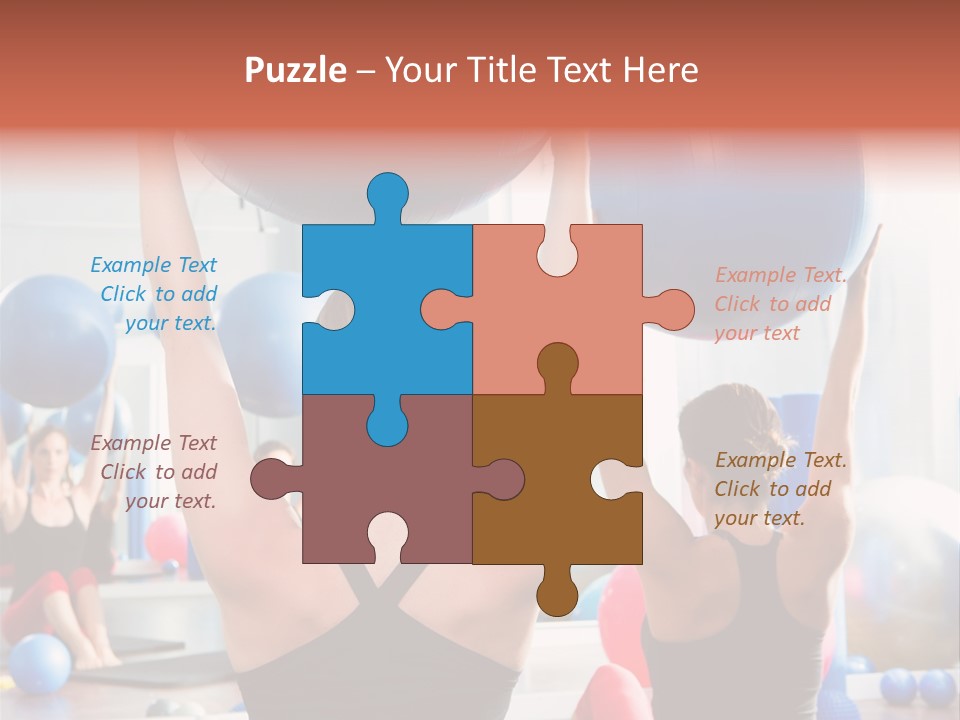 Concentration Sports Bodybuilding PowerPoint Template