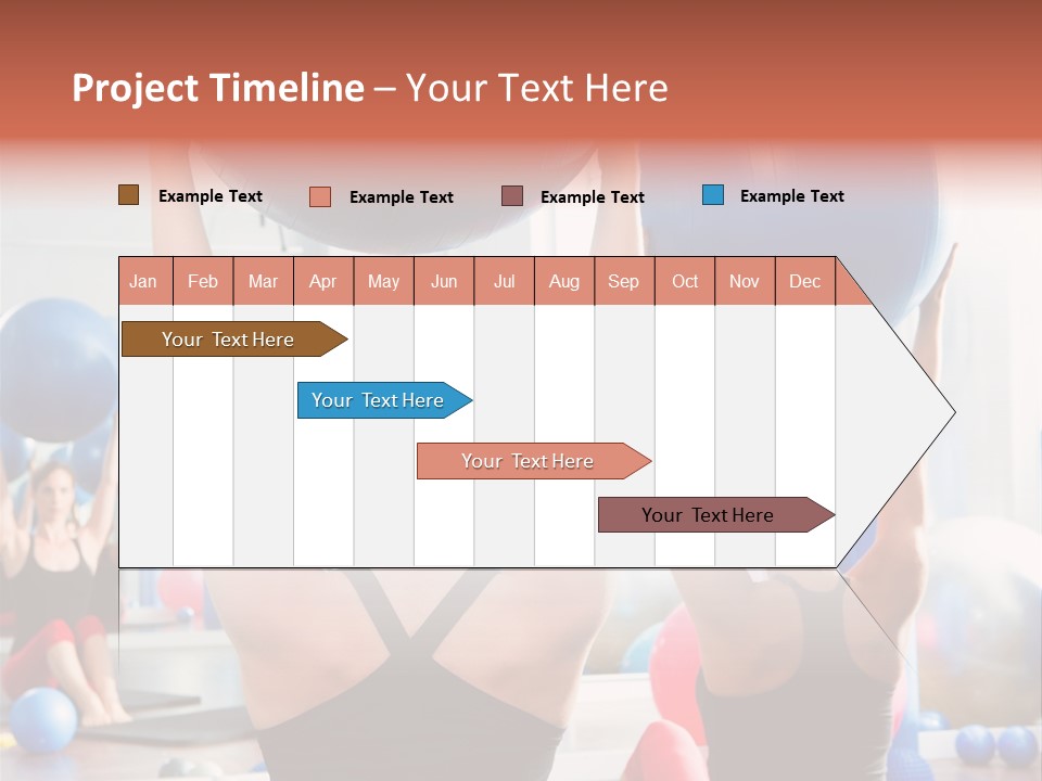 Concentration Sports Bodybuilding PowerPoint Template