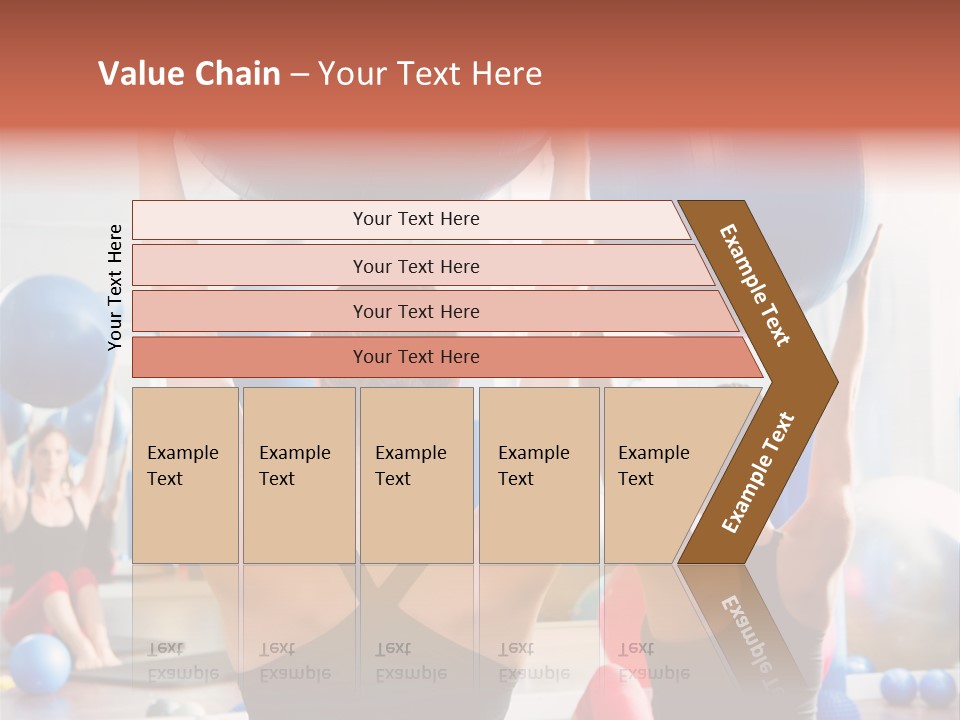Concentration Sports Bodybuilding PowerPoint Template