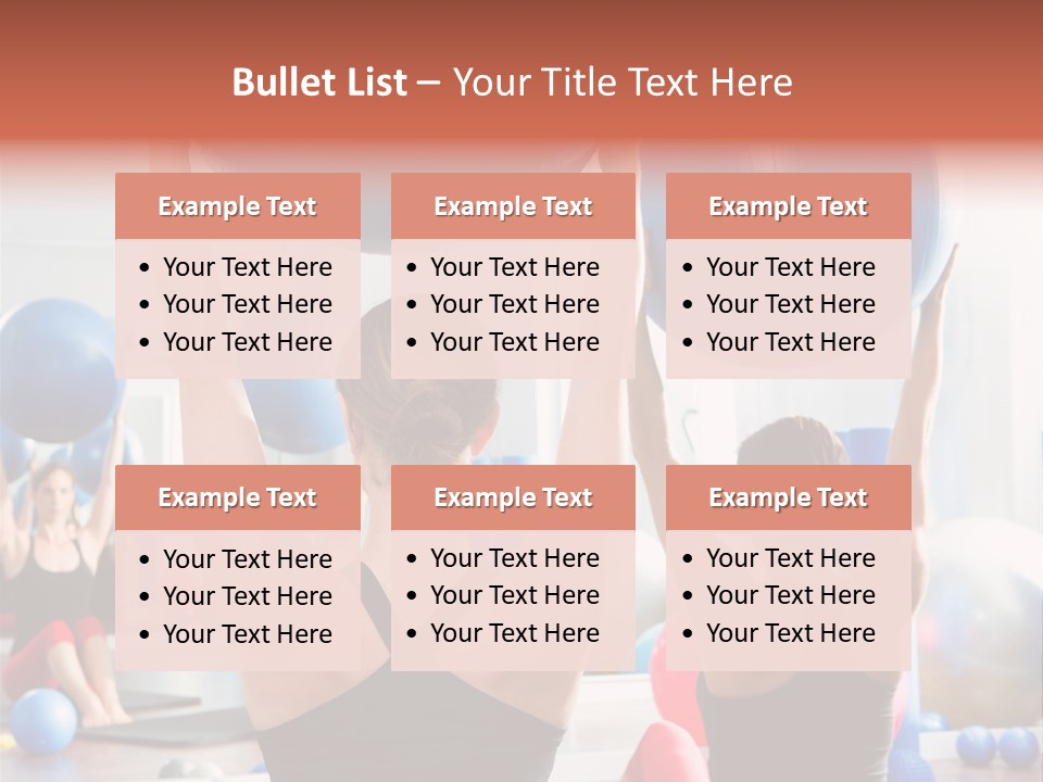 Concentration Sports Bodybuilding PowerPoint Template