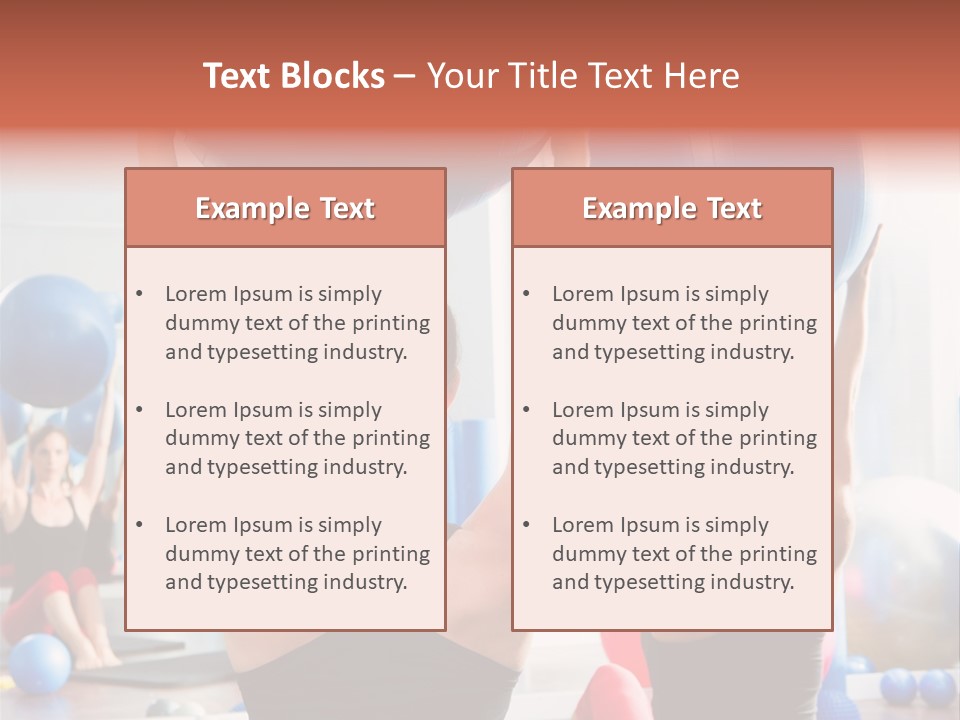 Concentration Sports Bodybuilding PowerPoint Template