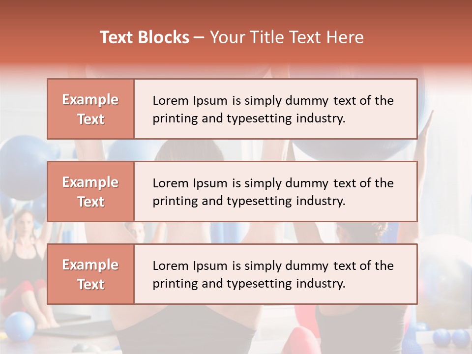 Concentration Sports Bodybuilding PowerPoint Template
