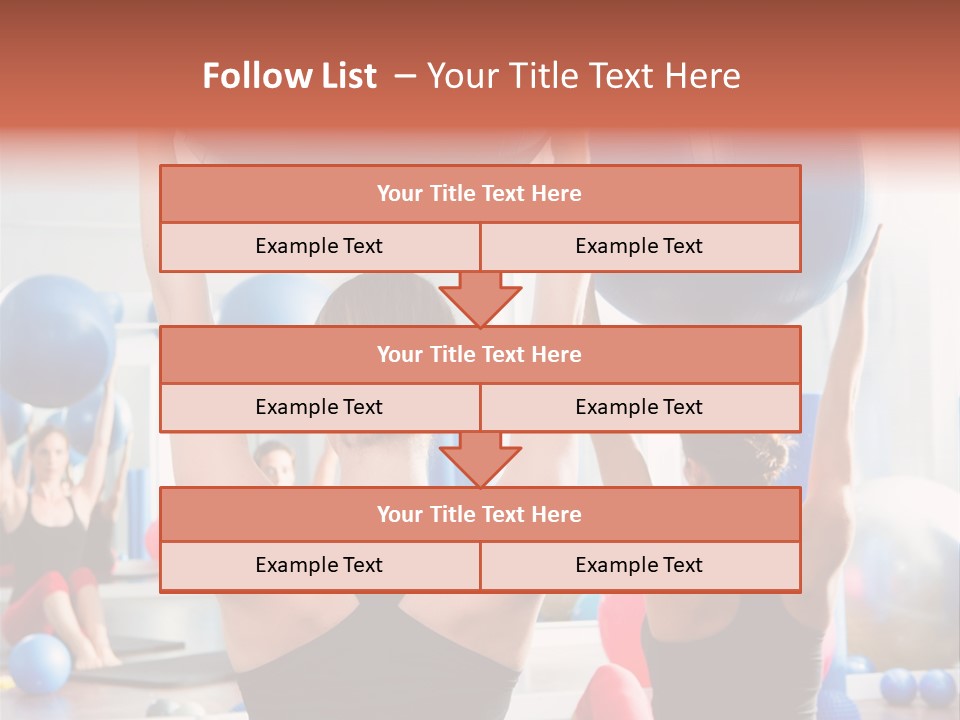 Concentration Sports Bodybuilding PowerPoint Template