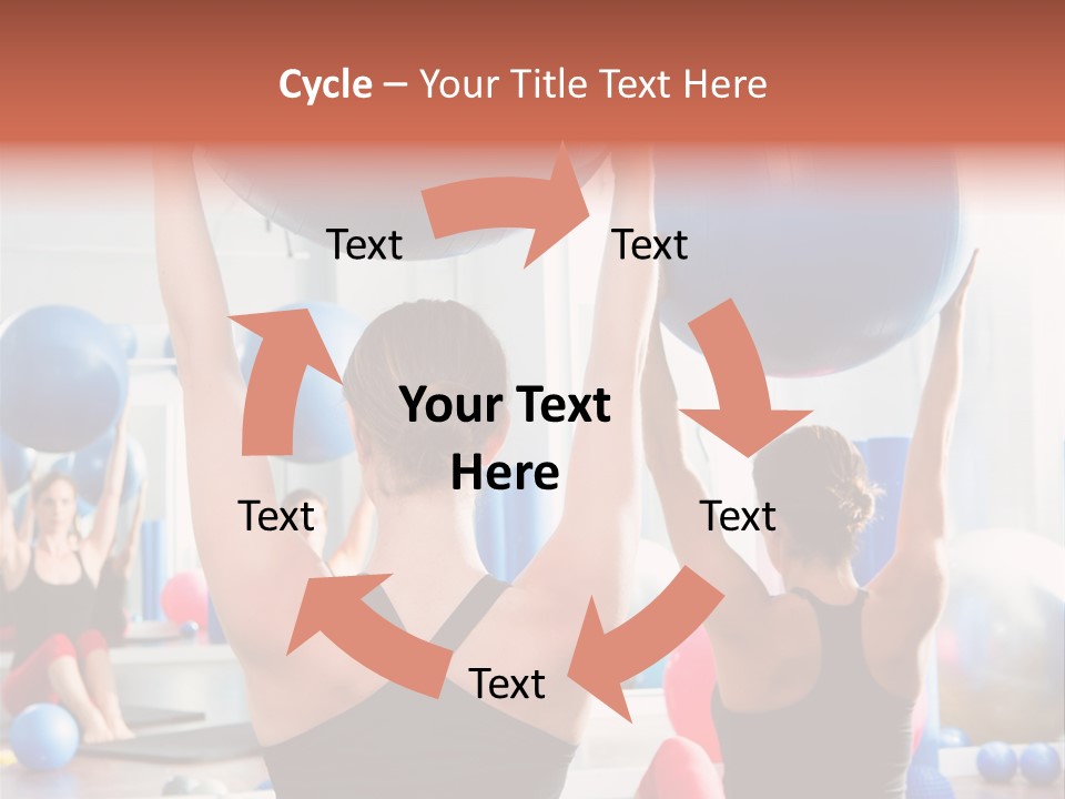 Concentration Sports Bodybuilding PowerPoint Template