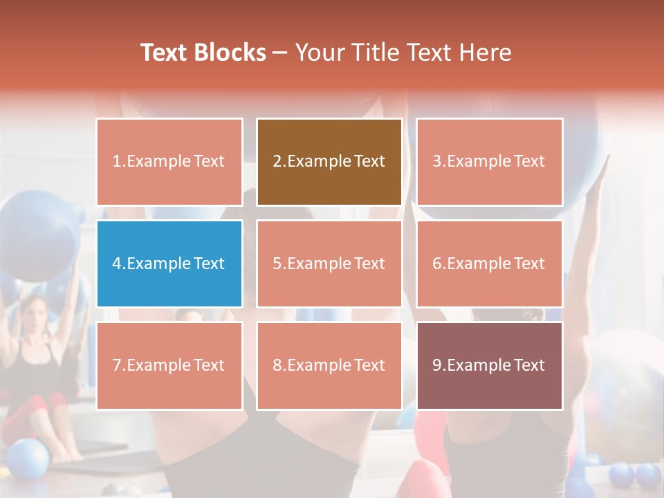 Concentration Sports Bodybuilding PowerPoint Template