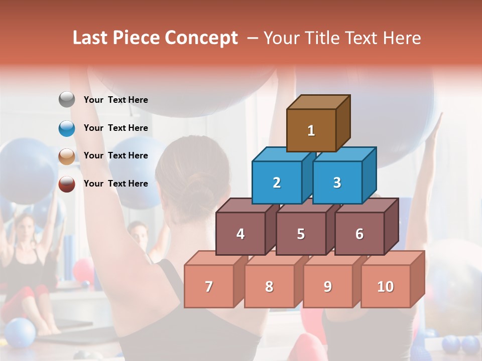 Concentration Sports Bodybuilding PowerPoint Template