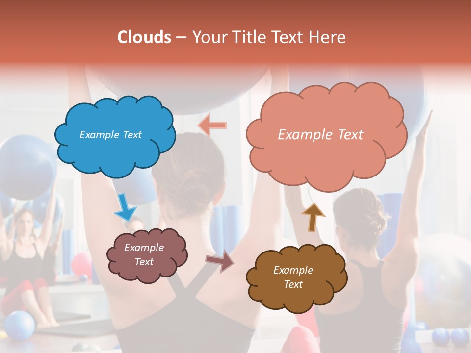 Concentration Sports Bodybuilding PowerPoint Template