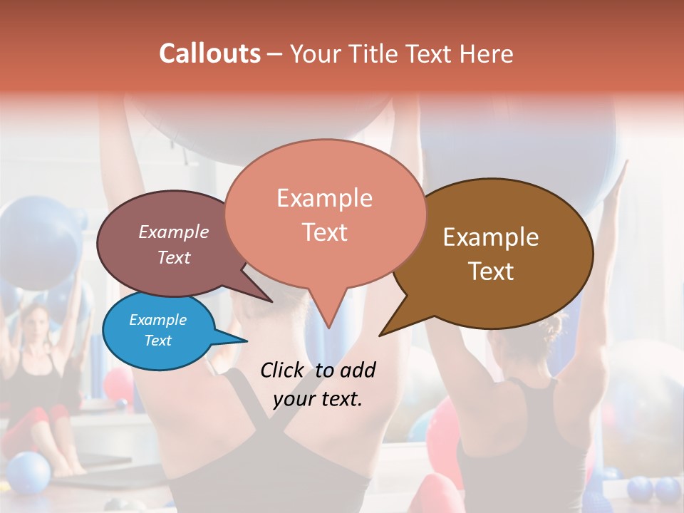 Concentration Sports Bodybuilding PowerPoint Template