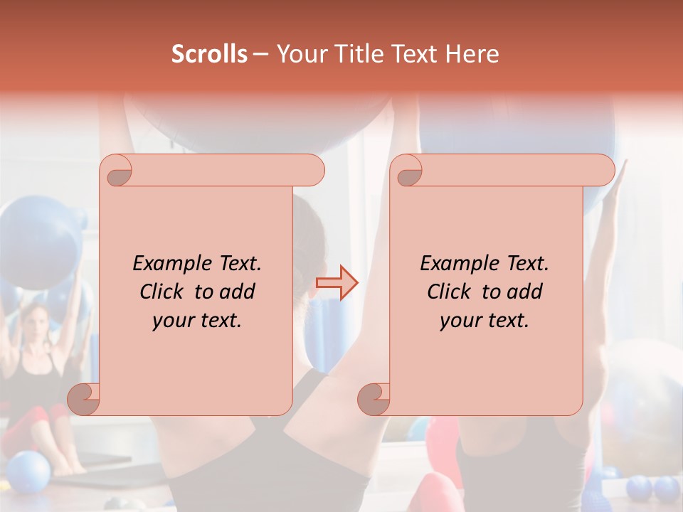 Concentration Sports Bodybuilding PowerPoint Template