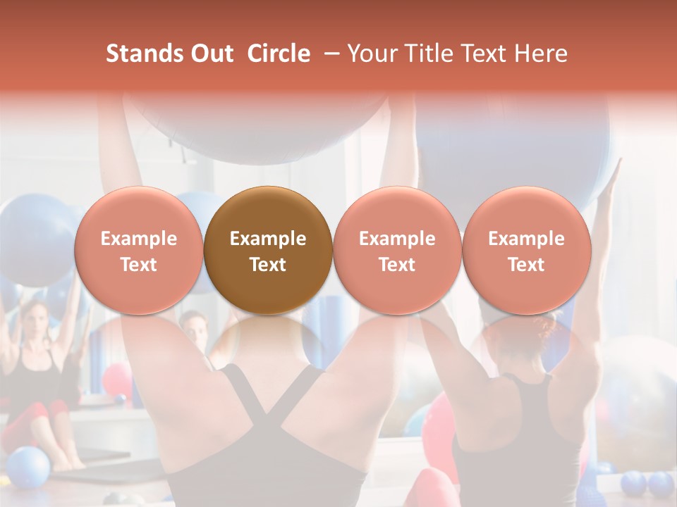 Concentration Sports Bodybuilding PowerPoint Template