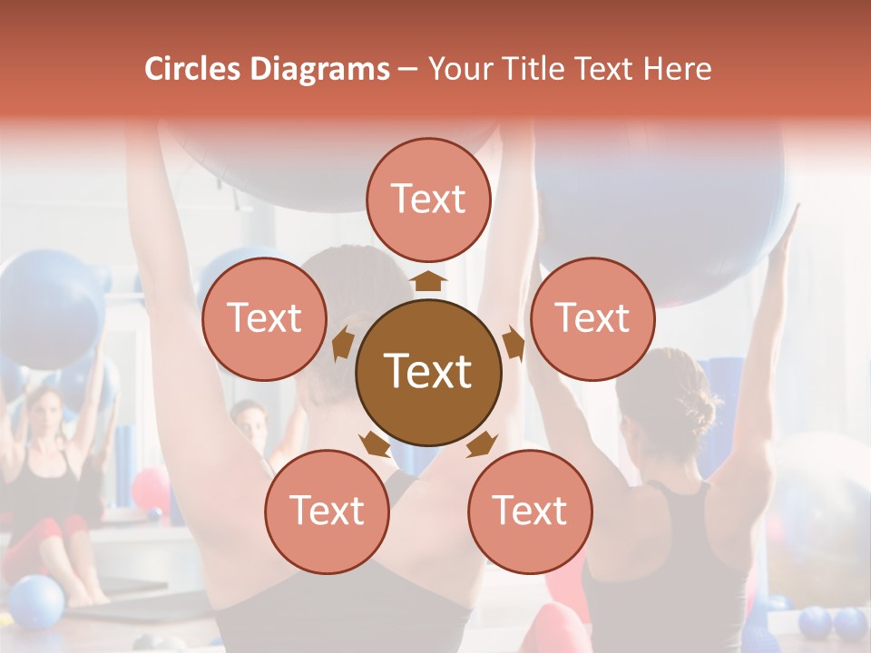 Concentration Sports Bodybuilding PowerPoint Template