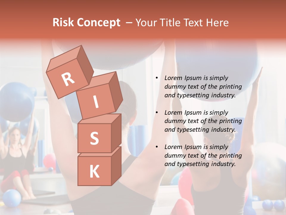 Concentration Sports Bodybuilding PowerPoint Template