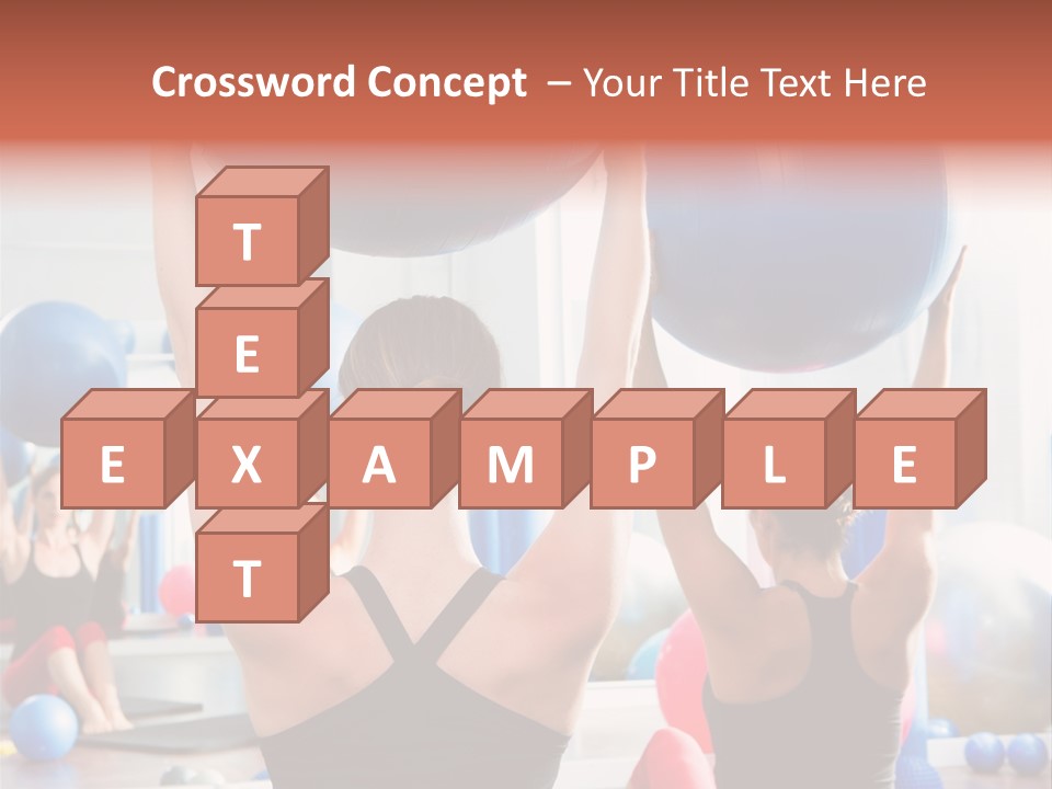 Concentration Sports Bodybuilding PowerPoint Template