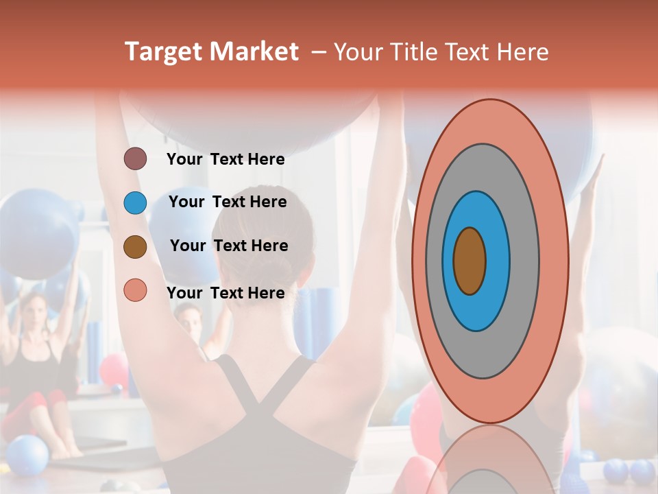 Concentration Sports Bodybuilding PowerPoint Template