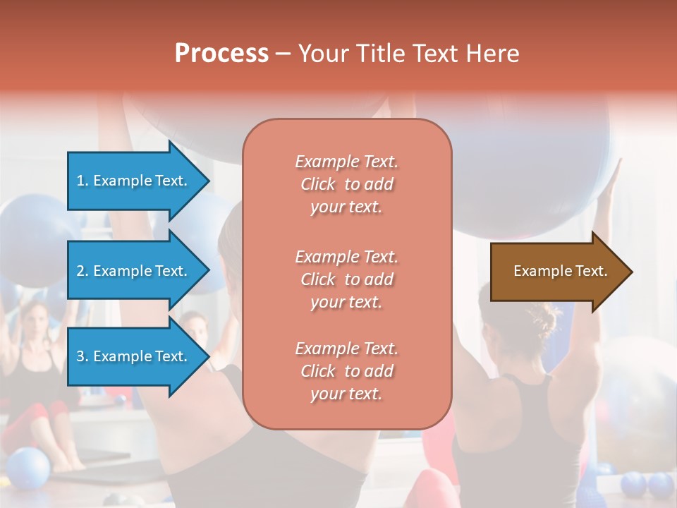 Concentration Sports Bodybuilding PowerPoint Template