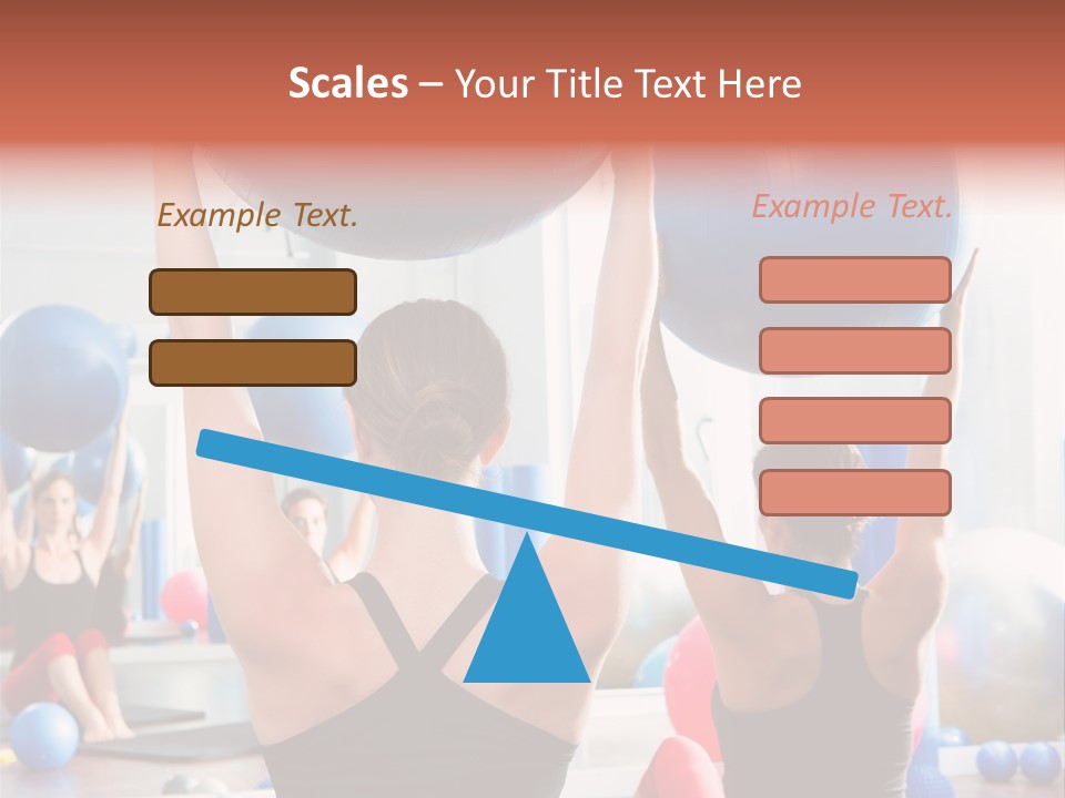 Concentration Sports Bodybuilding PowerPoint Template