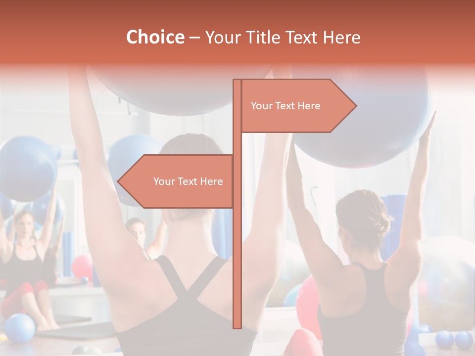 Concentration Sports Bodybuilding PowerPoint Template