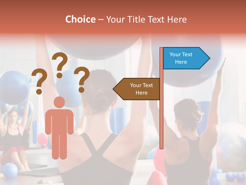 Concentration Sports Bodybuilding PowerPoint Template