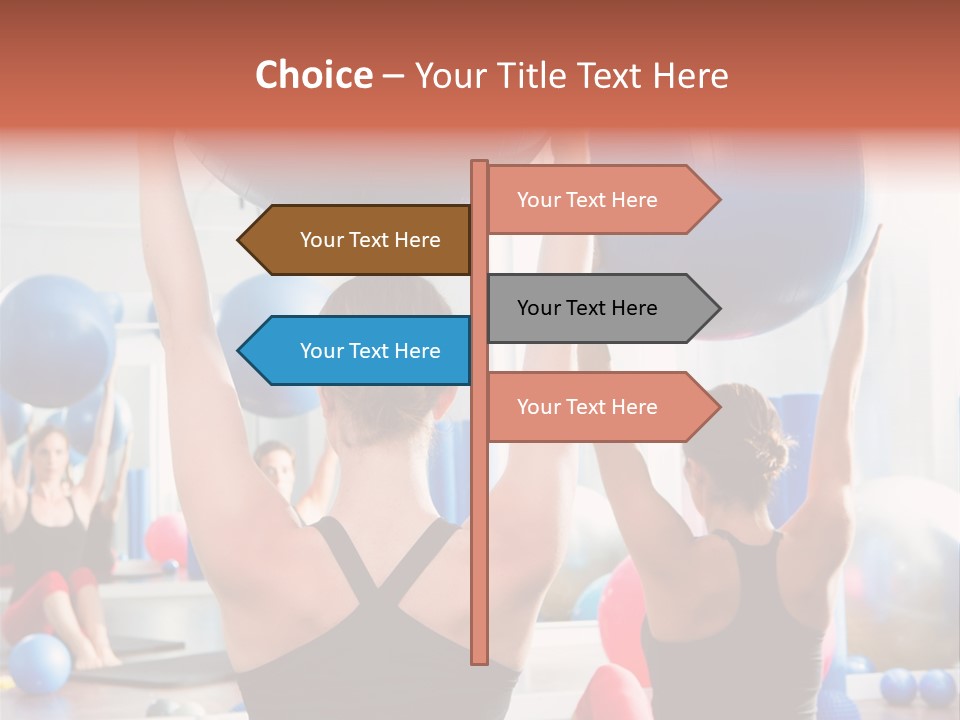 Concentration Sports Bodybuilding PowerPoint Template