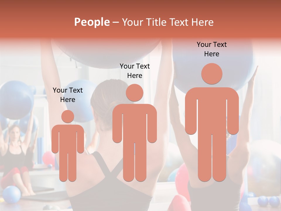 Concentration Sports Bodybuilding PowerPoint Template