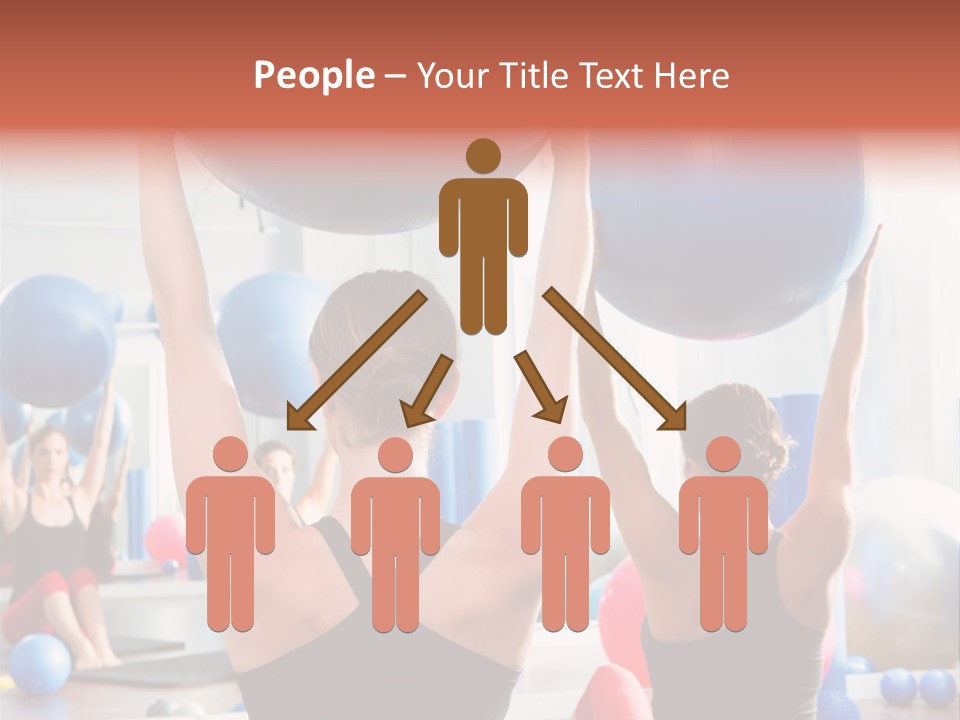 Concentration Sports Bodybuilding PowerPoint Template