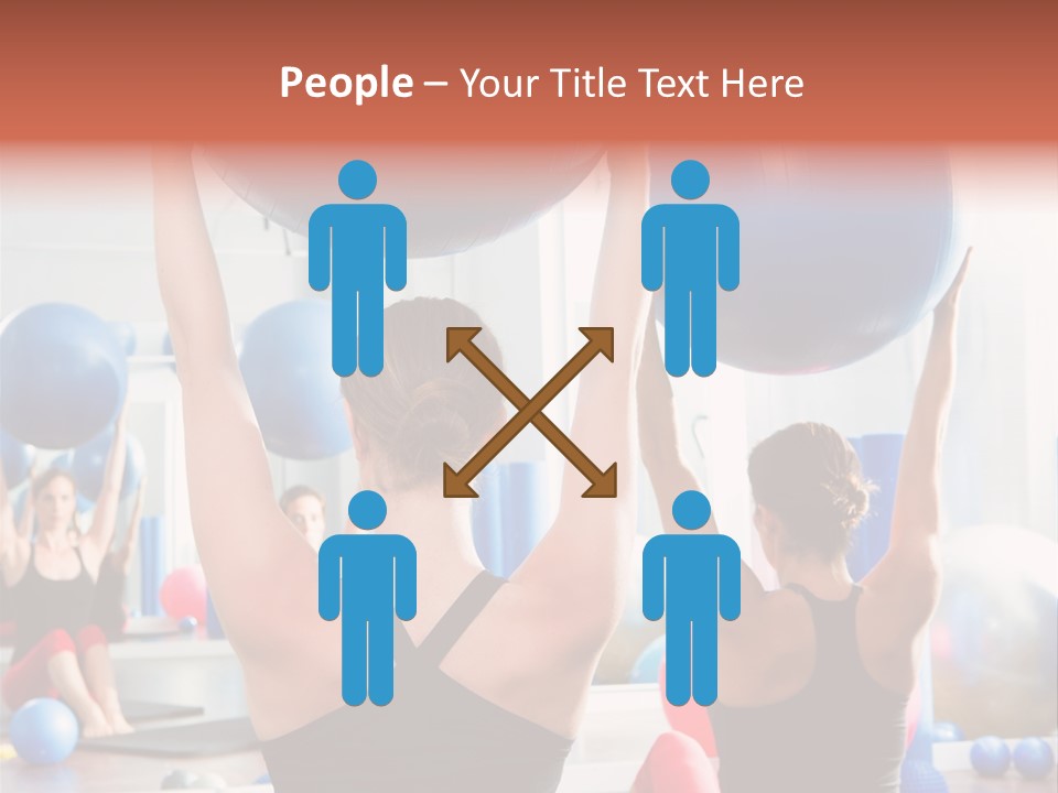 Concentration Sports Bodybuilding PowerPoint Template