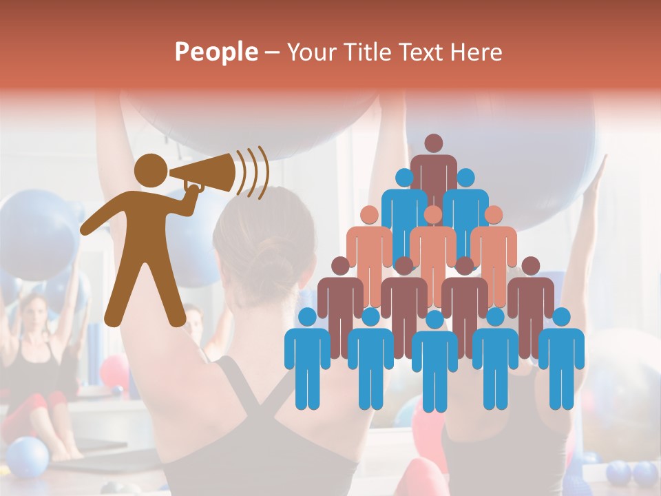 Concentration Sports Bodybuilding PowerPoint Template