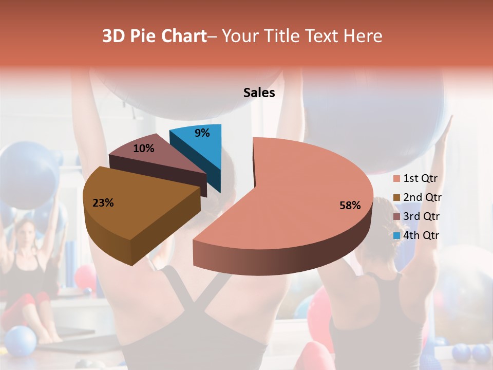 Concentration Sports Bodybuilding PowerPoint Template