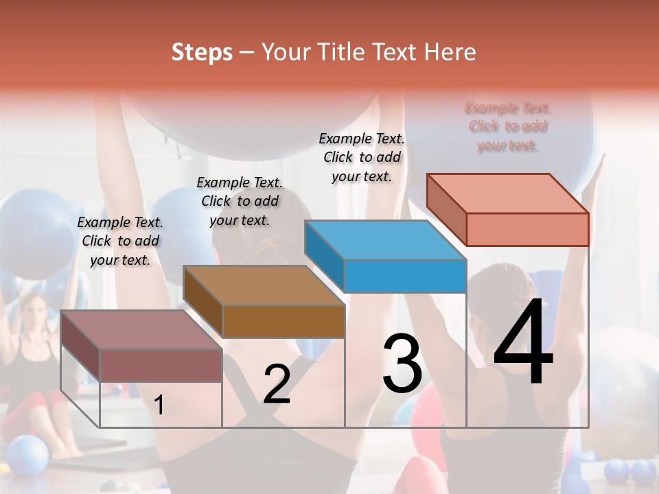 Concentration Sports Bodybuilding PowerPoint Template